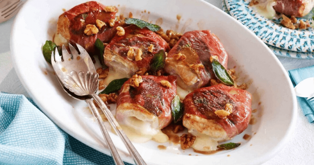 Chicken Wrapped in Parma Ham